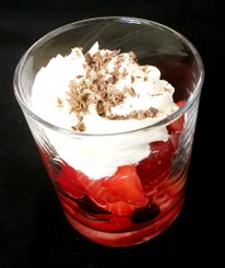 Erdbeeren mit Vanillemascarpone im Glas
